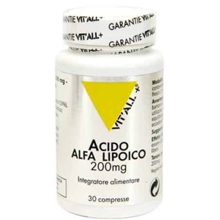 Vital Plus Acido Alfa Lipoico 30 Compresse 4 Pezzi