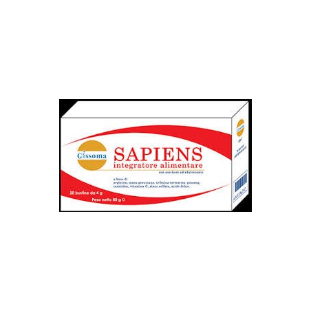 4 Pezzi Sapiens 20 Buste integratore per la disfunzione erettile