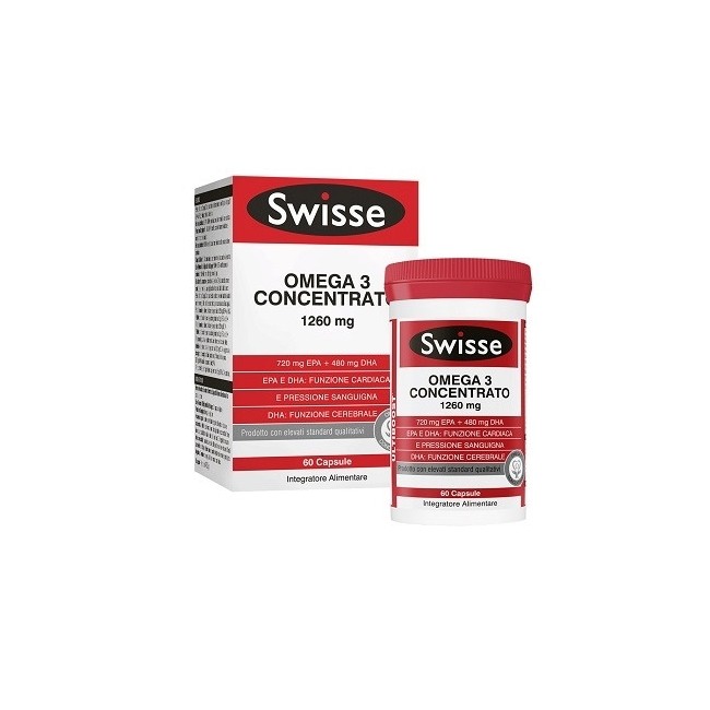 Swisse Omega 3 Concentrato 60 Capsule 4 Pezzi Swisse Omega 3 Concentrato 60 Capsule 4 Pezzi
