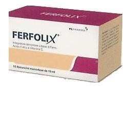 Ferfolix 10 Flaconi Monodose 10ml 6 Pezzi