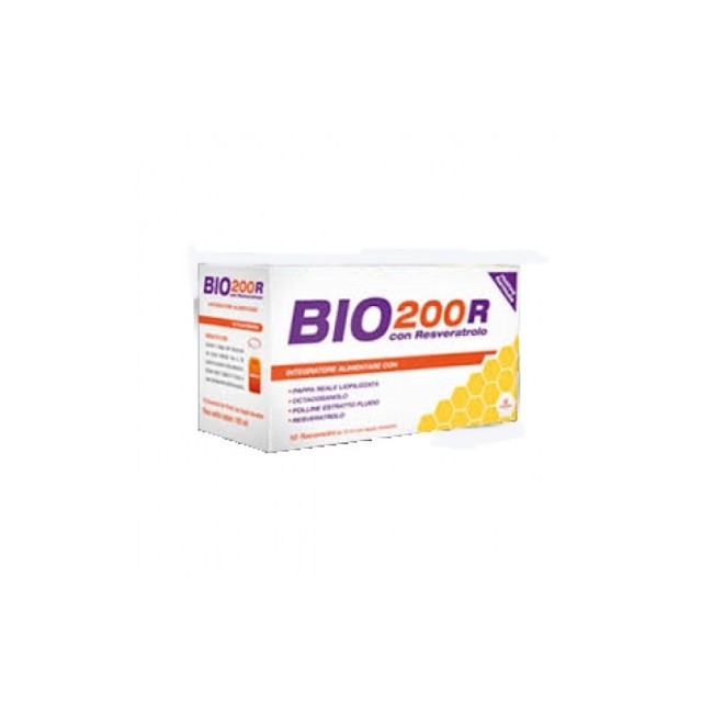 Bio200 R Resveratrolo 10 Flaconcini 6ml 6 Pezzi Bio200 R Resveratrolo 10 Flaconcini 6ml 6 Pezzi