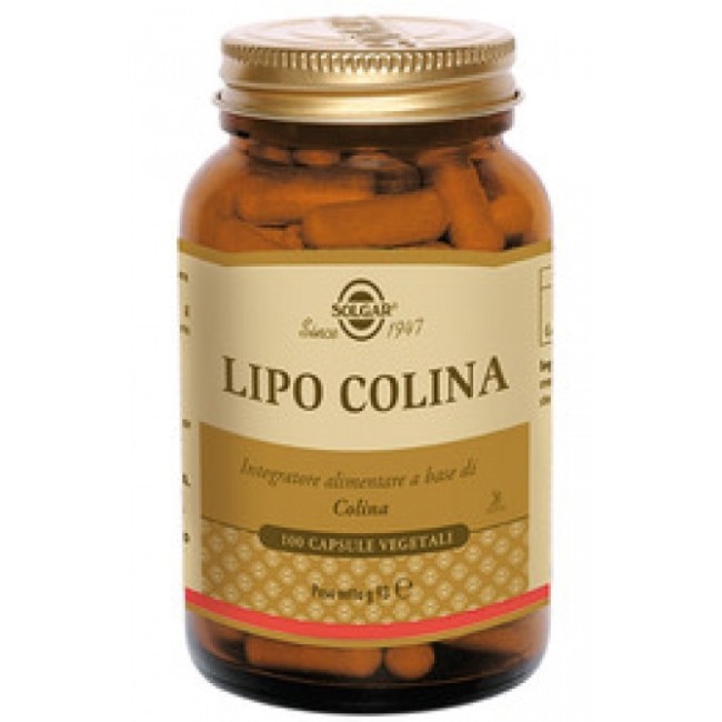 Solgar Lipo Colina 100 Capsule Vegetali Solgar Lipo Colina 100 Capsule Vegetali