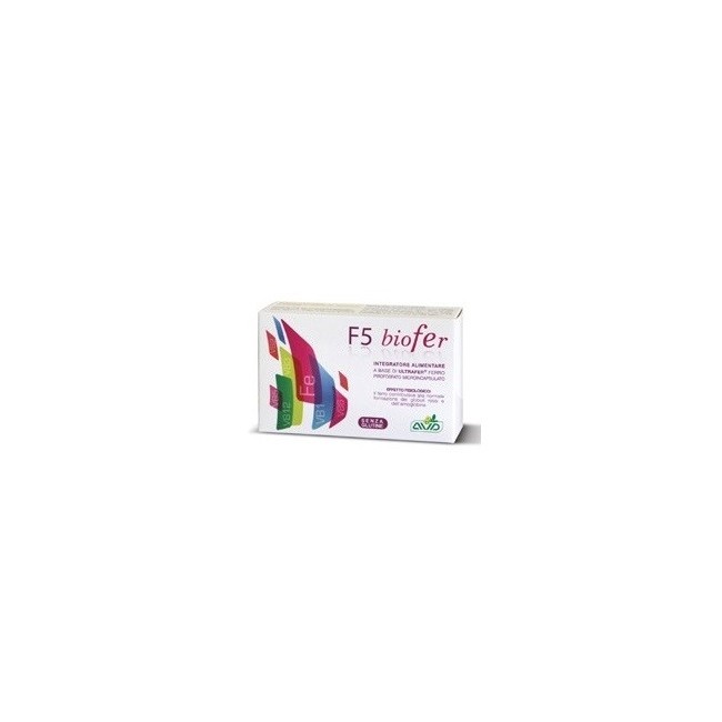 F5 Biofer 30 Capsule 6 Pezzi F5 Biofer 30 Capsule 6 Pezzi