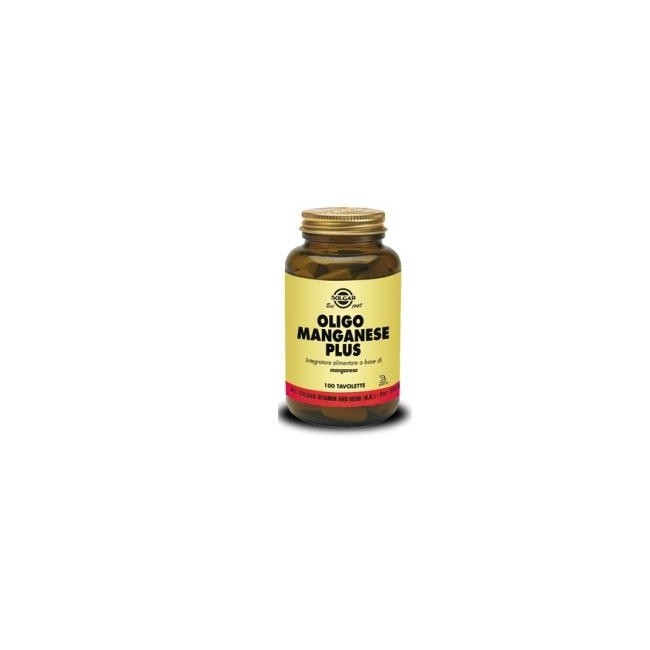 Solgar Oligo Manganese Plus 100 Tav 6 Pezzi