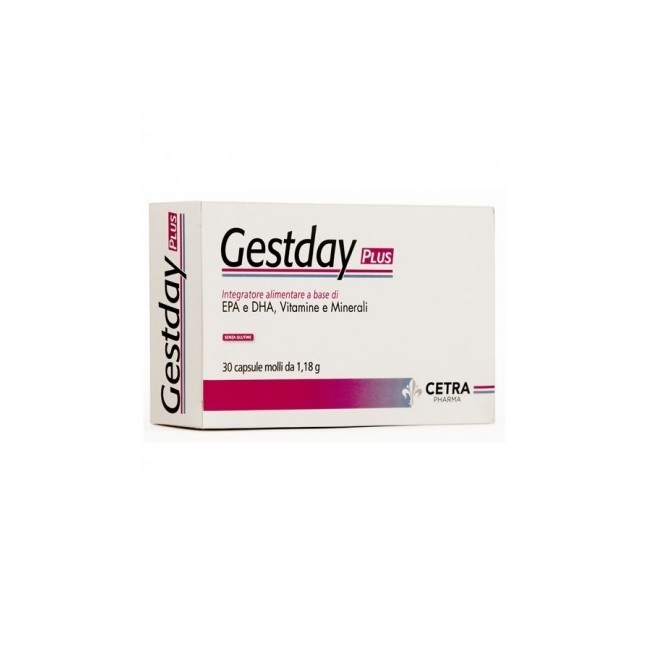 Cetra Pharma Gestday Plus Capsule Molli 6 Pezzi Cetra Pharma Gestday Plus Capsule Molli 6 Pezzi