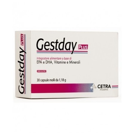 Cetra Pharma Gestday Plus Capsule Molli 6 Pezzi Cetra Pharma Gestday Plus Capsule Molli 6 Pezzi