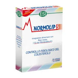 6 Pezzi Esi Normolip-5 30 Capsule integratore per colesterolo
