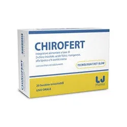 Lj pharma Chirofert 20 Bustine Orosolubili integratore di inositolo