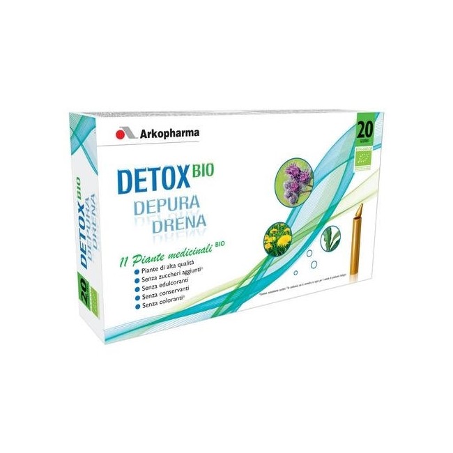 Arkofluidi Detox Bio 20 Fiale Monodose 6 Pezzi Arkofluidi Detox Bio 20 Fiale Monodose 6 Pezzi