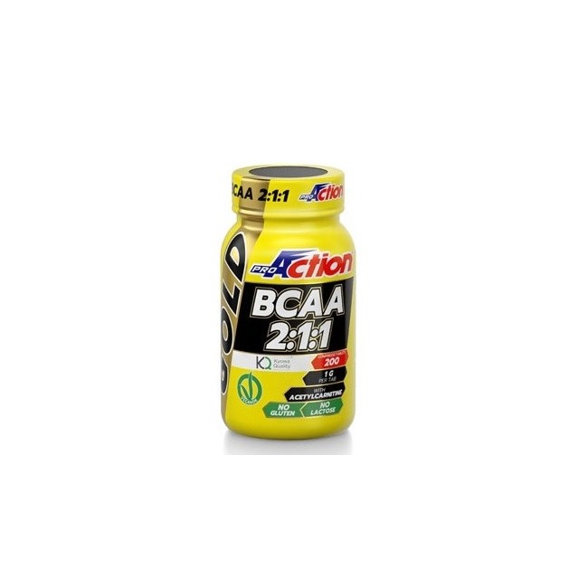 Proaction Bcaa Gold 2:1:1 200 Compresse Proaction Bcaa Gold 2:1:1 200 Compresse