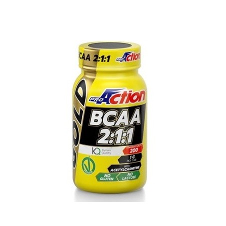 Proaction Bcaa Gold 2:1:1 200 Compresse Proaction Bcaa Gold 2:1:1 200 Compresse