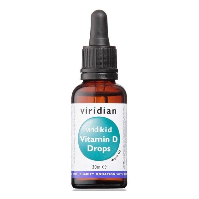 Viridian Viridikid Vitamin D3 400iu Gocce