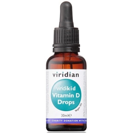 Viridian Viridikid Vitamin D3 400iu Gocce