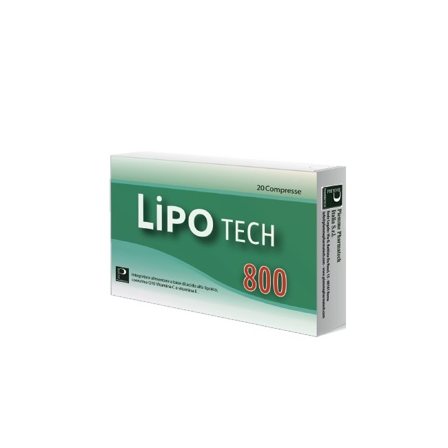 Lipotech 800 20 Compresse 6 Pezzi