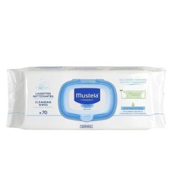 Mustela Salviette Detergenti 70 Pezzi