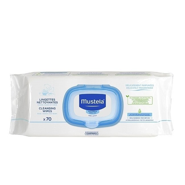 Mustela Salviette Detergenti 70 Pezzi Mustela Salviette Detergenti 70 Pezzi