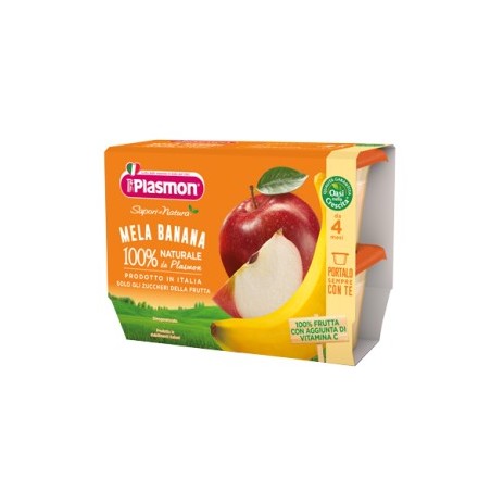 Plasmon Omogeneizzato Banana Mela 2x104g Plasmon Omogeneizzato Banana Mela 2x104g