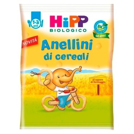 Hipp Biologico Anellini Di Cereali 25g Hipp Biologico Anellini Di Cereali 25g