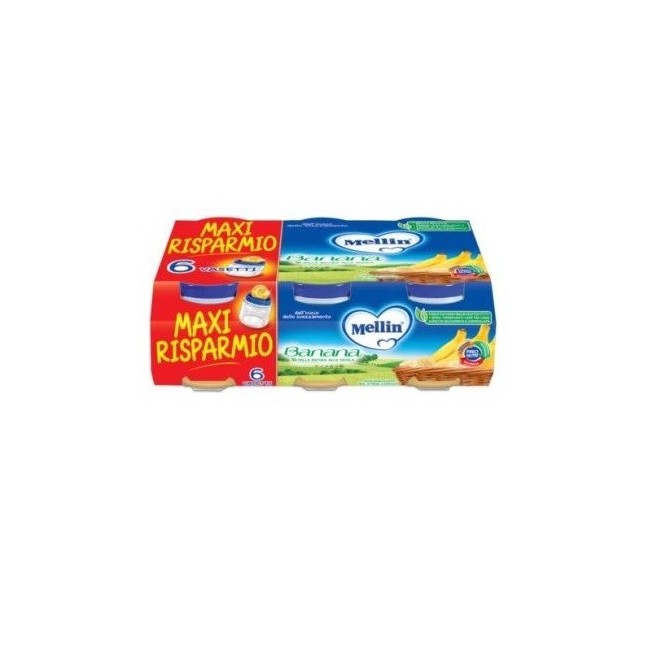 Mellin Omogeneizzato Banana 6x100g Mellin Omogeneizzato Banana 6x100g