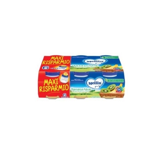 Mellin Omogeneizzato Banana Kiwi 6x100g