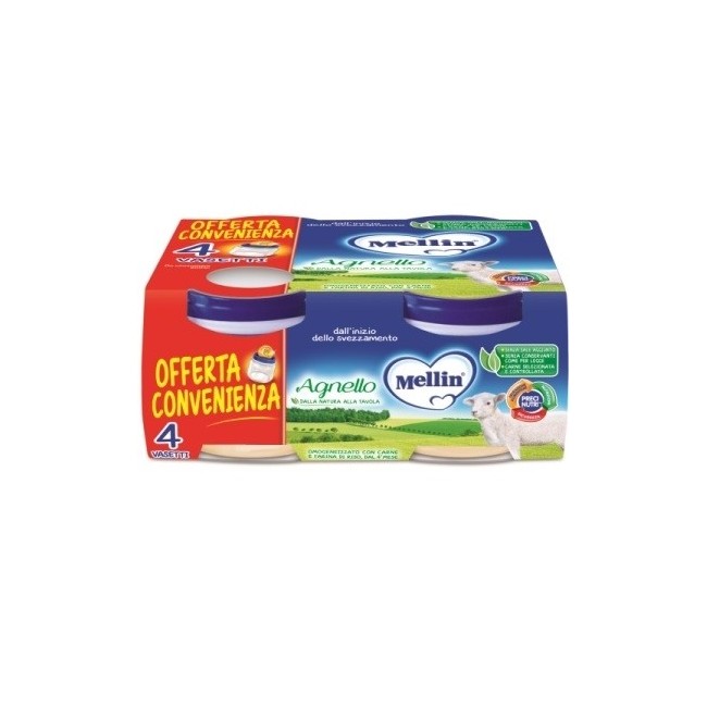 Mellin Omogeneizzato Di Agnello 4x80g Mellin Omogeneizzato Di Agnello 4x80g
