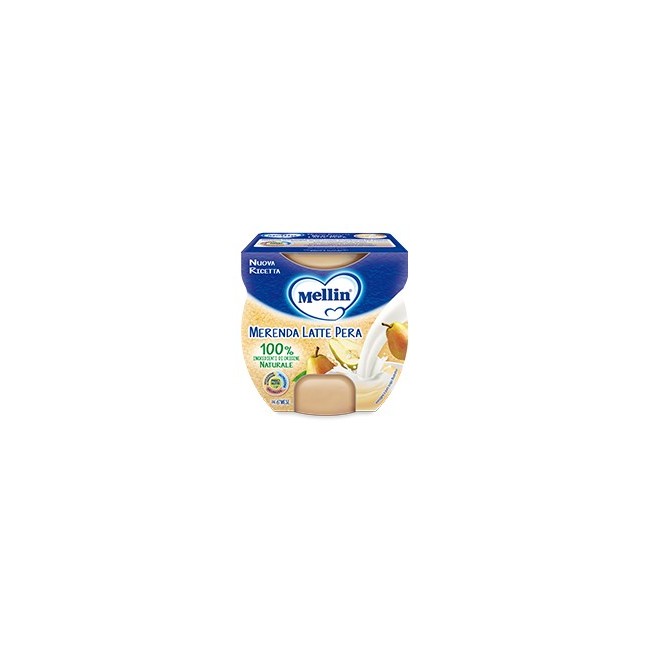 Mellin Merenda Latte E Pera 2x100g Mellin Merenda Latte E Pera 2x100g
