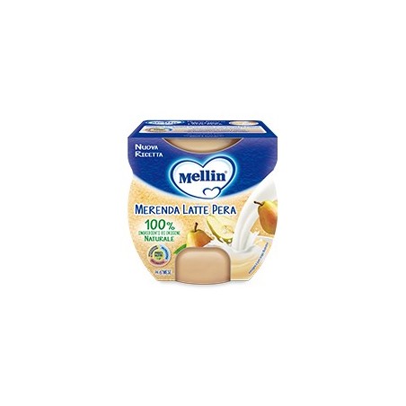 Mellin Merenda Latte E Pera 2x100g Mellin Merenda Latte E Pera 2x100g