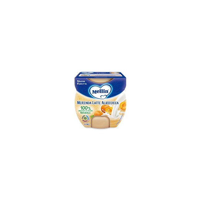 Mellin Merenda Latte E Albicocca 2x100g Mellin Merenda Latte E Albicocca 2x100g