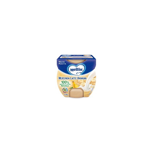 Mellin Merenda Latte E Banana 2x100g Mellin Merenda Latte E Banana 2x100g