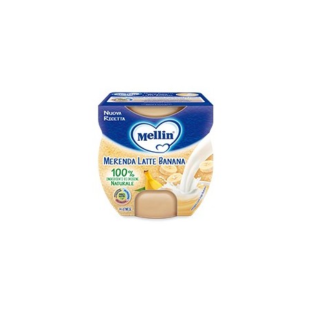 Mellin Merenda Latte E Banana 2x100g Mellin Merenda Latte E Banana 2x100g