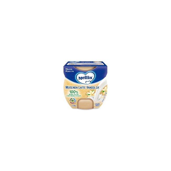 Mellin Merenda Latte E Vaniglia 2x100g Mellin Merenda Latte E Vaniglia 2x100g