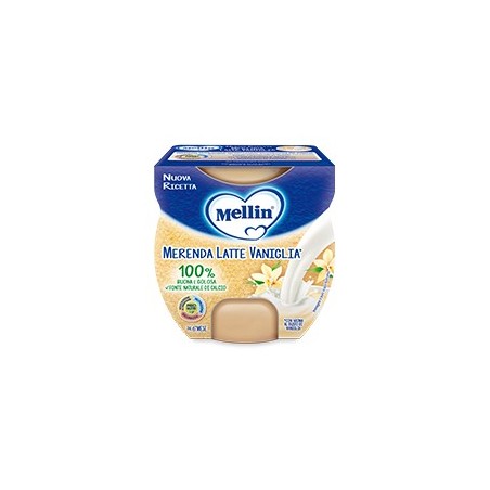 Mellin Merenda Latte E Vaniglia 2x100g Mellin Merenda Latte E Vaniglia 2x100g