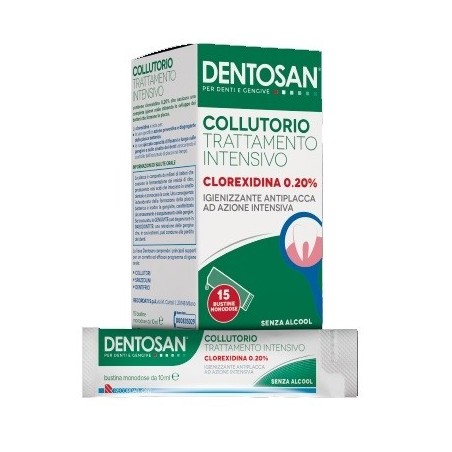 Dentosan Collutorio Monodose 0,20% 15 Bustine Dentosan Collutorio Monodose 0,20% 15 Bustine