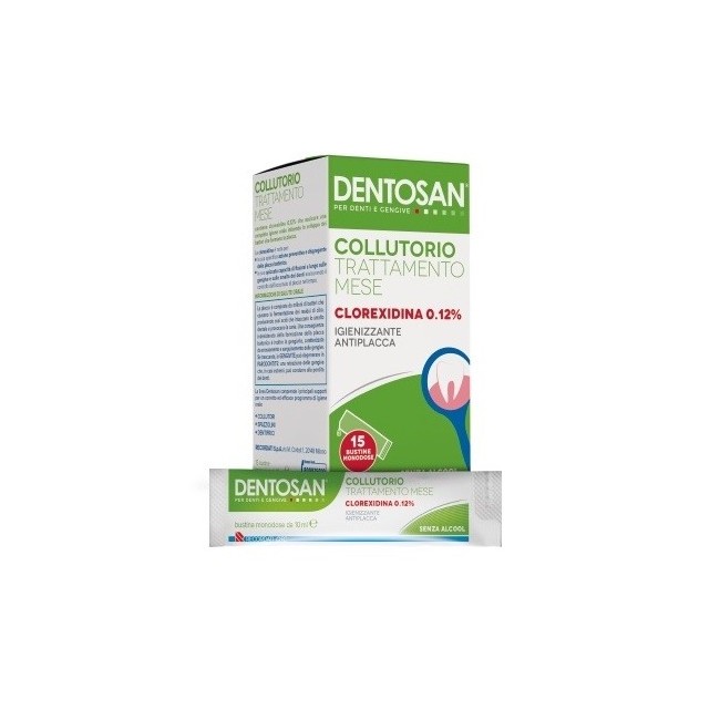 Dentosan Collutorio Monodose 0,12% 15 Bustine Dentosan Collutorio Monodose 0,12% 15 Bustine