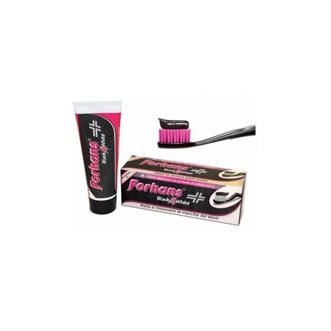 Forhans Black4white Dentifricio Gel Carbone