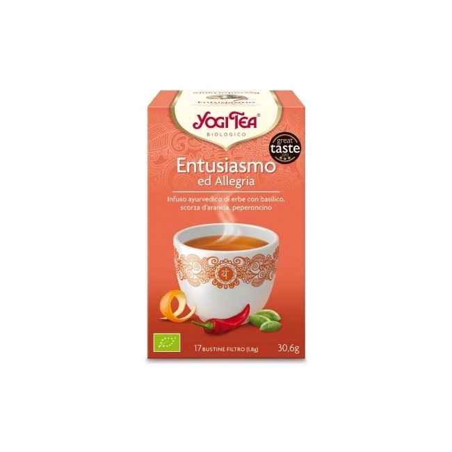 Yogi Tea Entusiasmo Ed Allegria Bio 30,6g Yogi Tea Entusiasmo Ed Allegria Bio 30,6g