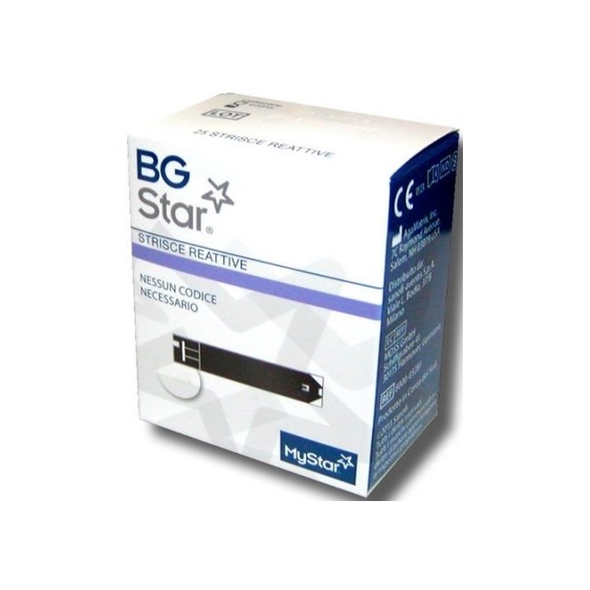 Bg Star 25 Strisce Reattive Glucosio Bg Star 25 Strisce Reattive Glucosio