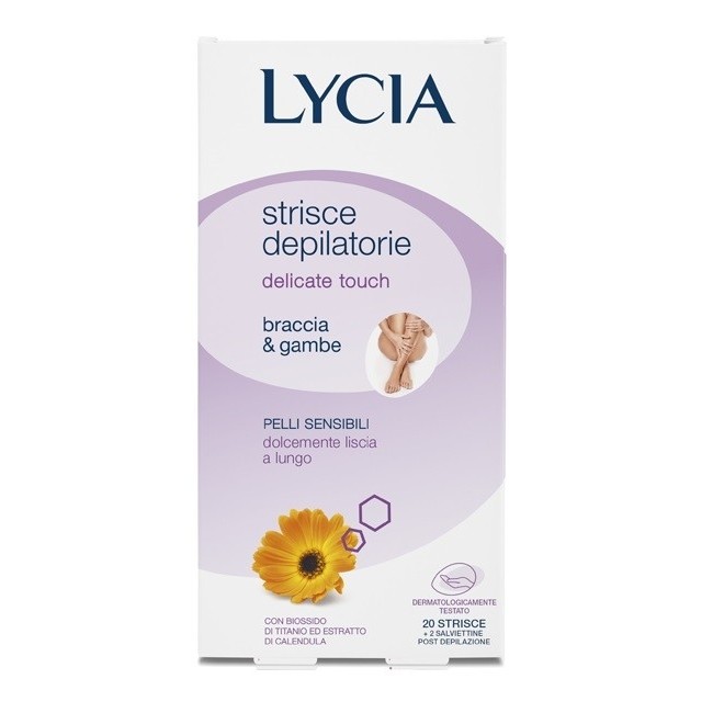 Lycia 20 Strisce Depilatorie Braccia/Gambe