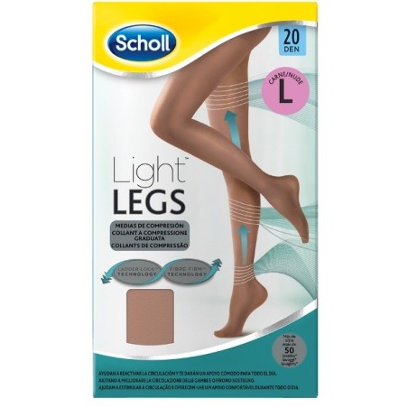 Scholl light legs calze compressione 20 denari L nero Scholl light legs calze compressione 20 denari L nero