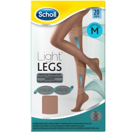 Scholl light legs calze compressione 20 denari L nero Scholl light legs calze compressione 20 denari L nero