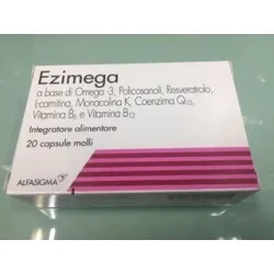 Alfasigma Ezimega 20 capsule molli Integratore di omega 3