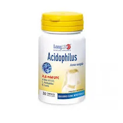 Longlife Acidophilus 30 Tavolette Masticabili  di fermenti lattici