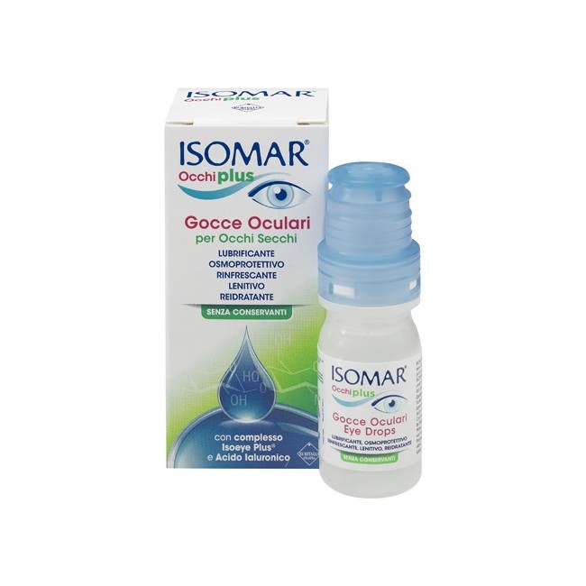 Euritalia Isomar occhiplus gocce oculari per occhi secchi 10 ml