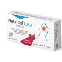 Nutrileya Nutridef tuss 20 pastiglie al lampone per la tosse