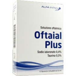 Alfa intes Oftaial plus 15 flaconcini per la secchezza oculare 0,6 ml