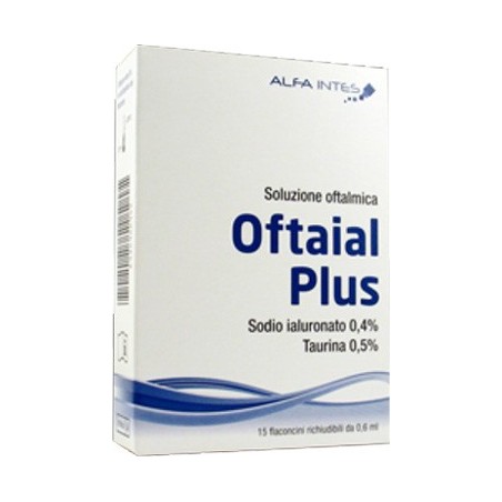 Alfa intes Oftaial plus 15 flaconcini per la secchezza oculare 0,6 ml