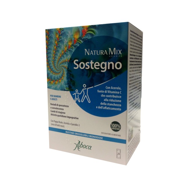 Aboca natura mix advanced sostegno 20 bustine Aboca natura mix advanced sostegno 20 bustine