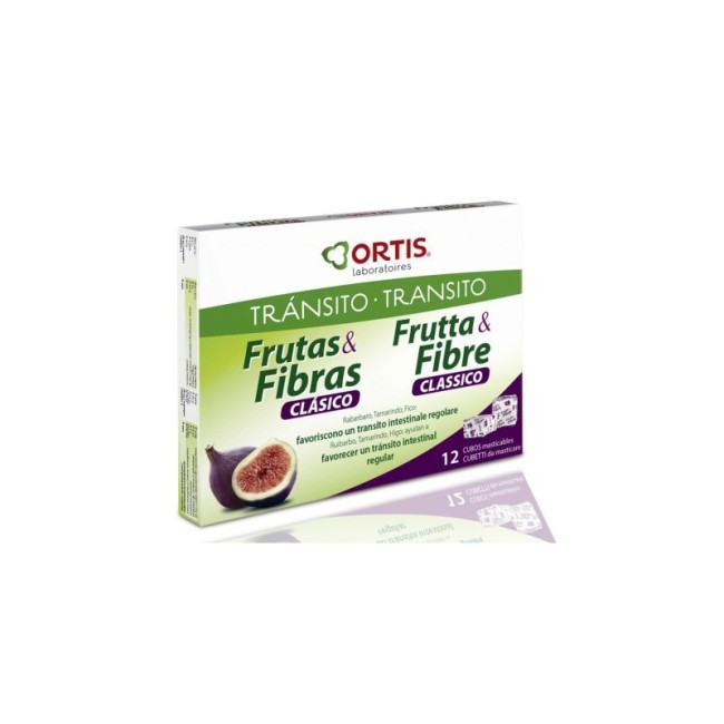 Ortis laboratori Frutta e fibre classico integratore 12 cubetti