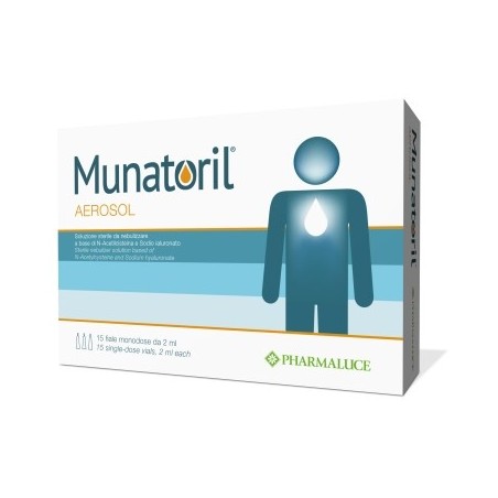 Munatoril aerosol 15 fiale mucolitiche 2ml