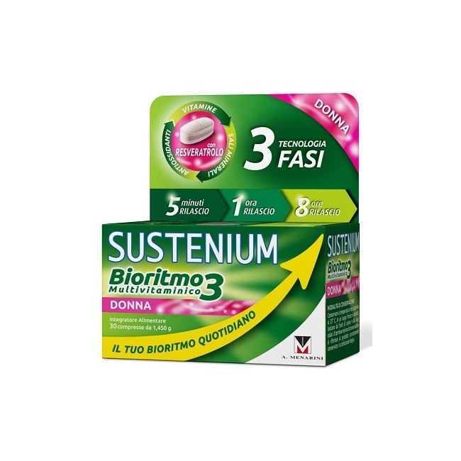 Sustenium bioritmo3 donna adulta integratore 30 compresse